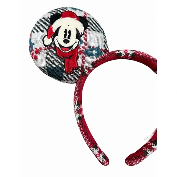 Disney Christmas Holiday Sweater Mickey Ears Headband Spirit Jersey - Picture 2 of 5